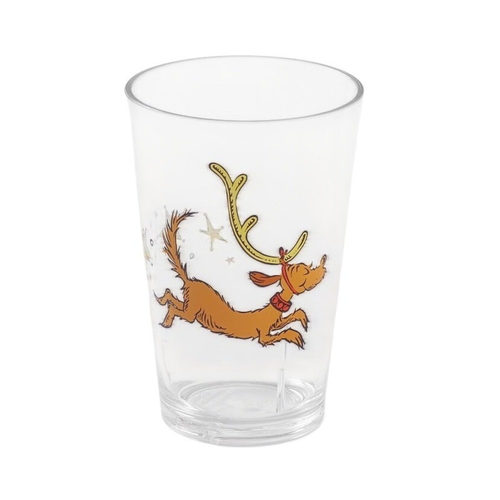 Pottery Barn Kids Set of 2 Dr.‎ Seuss's The Grinch Max Reindeer Tumbler Cup